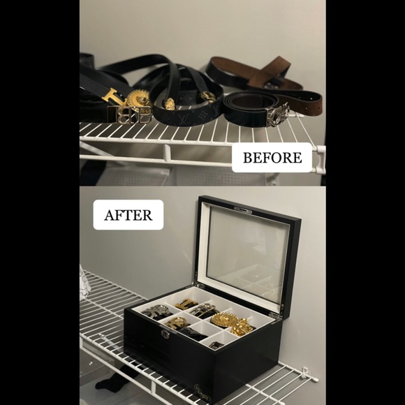 RITZY BELT STORAGE ORGANIZER  BOX - Picture 7 of 10